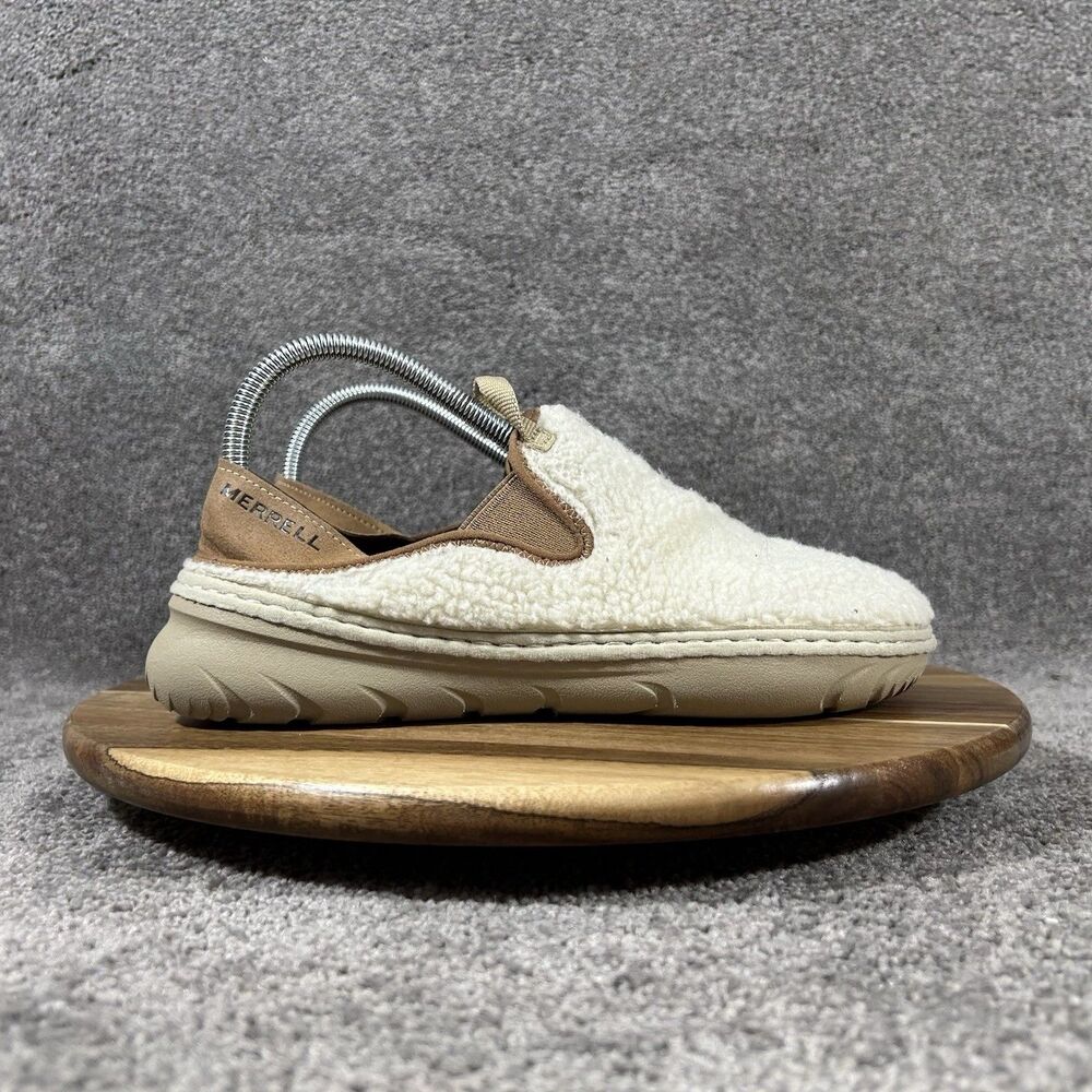 MERRELL Hut Moc Cozy J003248 Women's Size 7 Sherpa Slip On Slipper Shoes Used